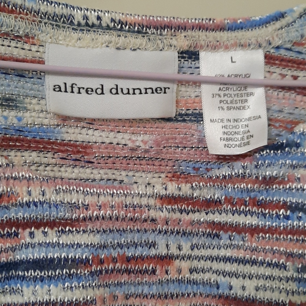 Multicolored Horizontal Thin Striped Top - image 2